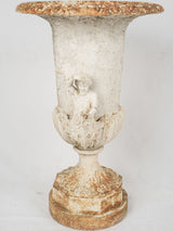 Exceptional white Bacchus figure urn