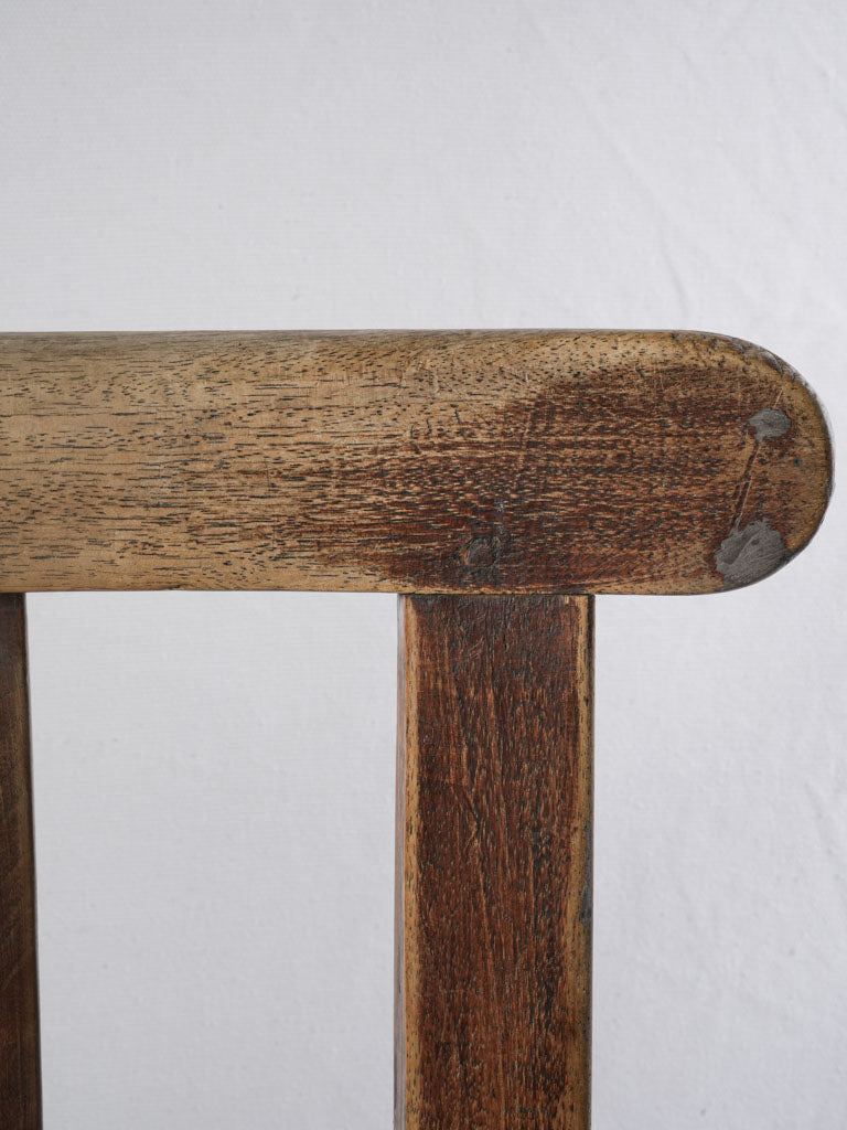 Antique Handcrafted Wooden Seat