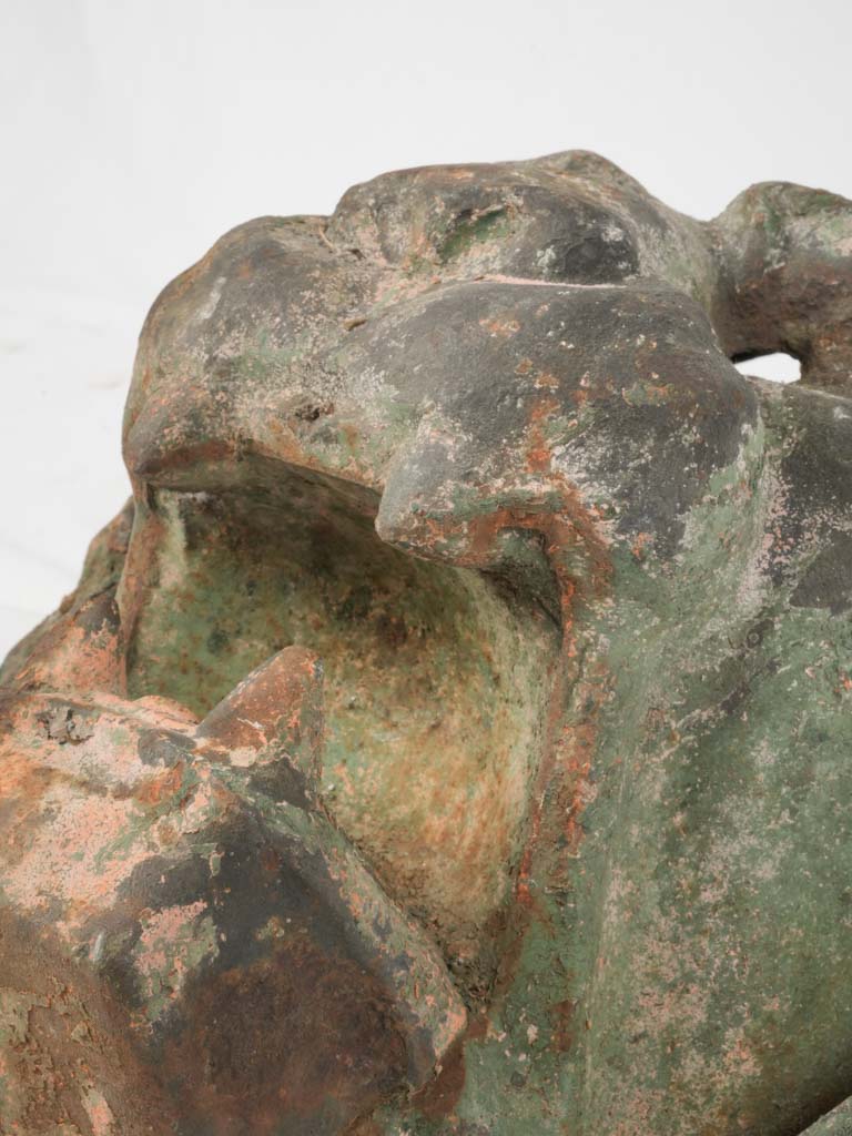 Parisian cast iron lion's head, historic