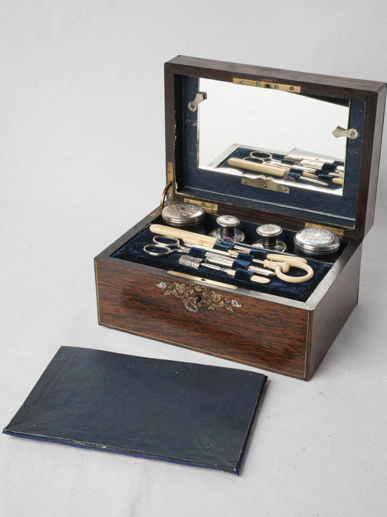 Exquisite Napoleon III Complete Lady’s Traveling Dressing Case