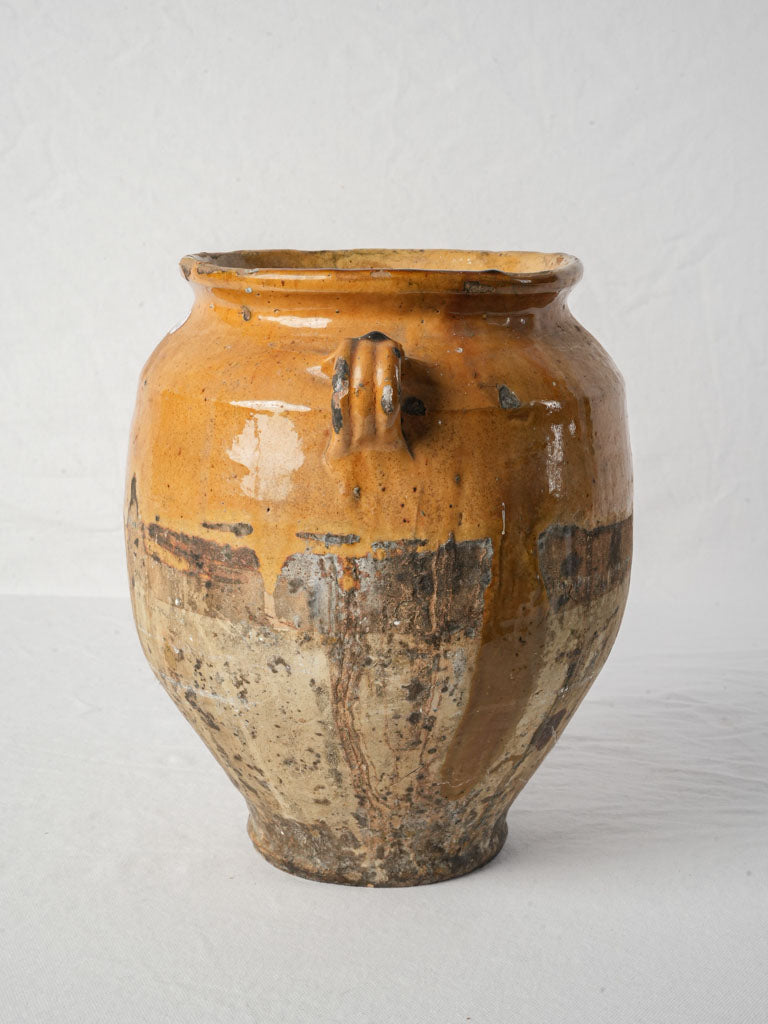 Vintage ovoid confit jar  