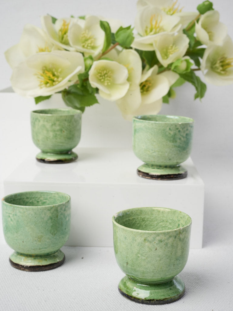 Handcrafted Dieulefit pottery set