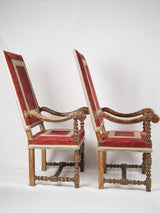Opulent, antique ceremonial armchairs
