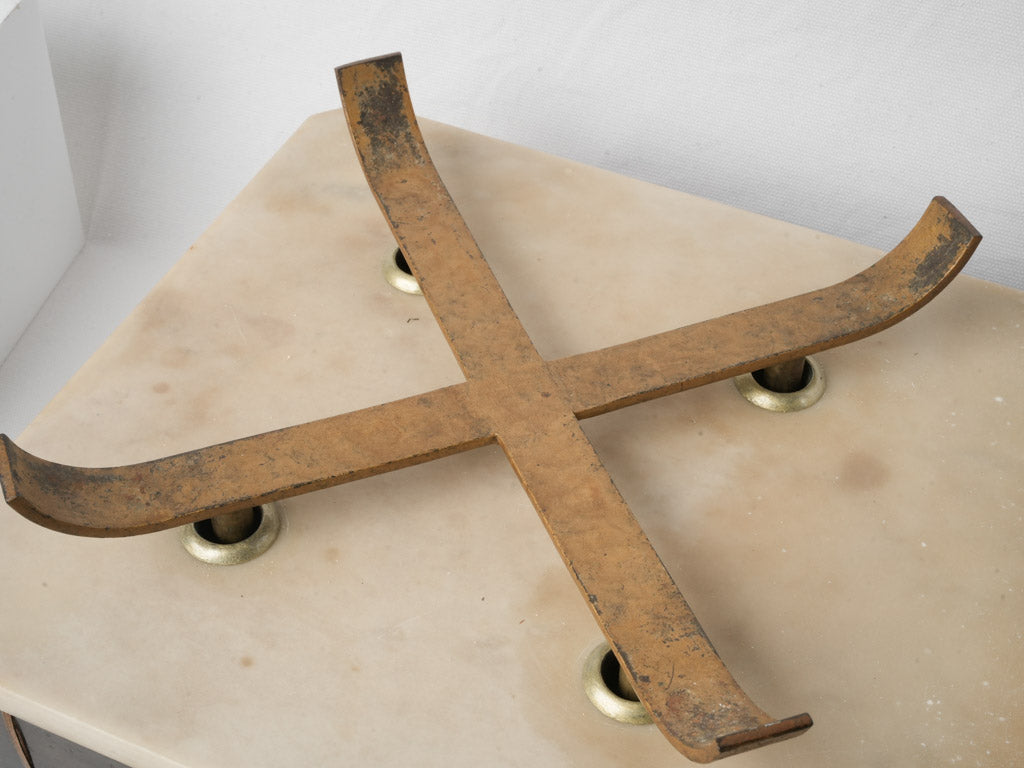 Substantial French Two-Pan Mercantile Scale Circa 1900 - 30"