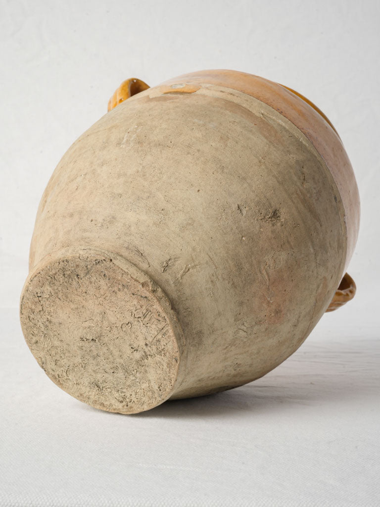 French Confit Pot w/ Lustrous Honey Glaze, Early to Mid-20th Century - 10¼"