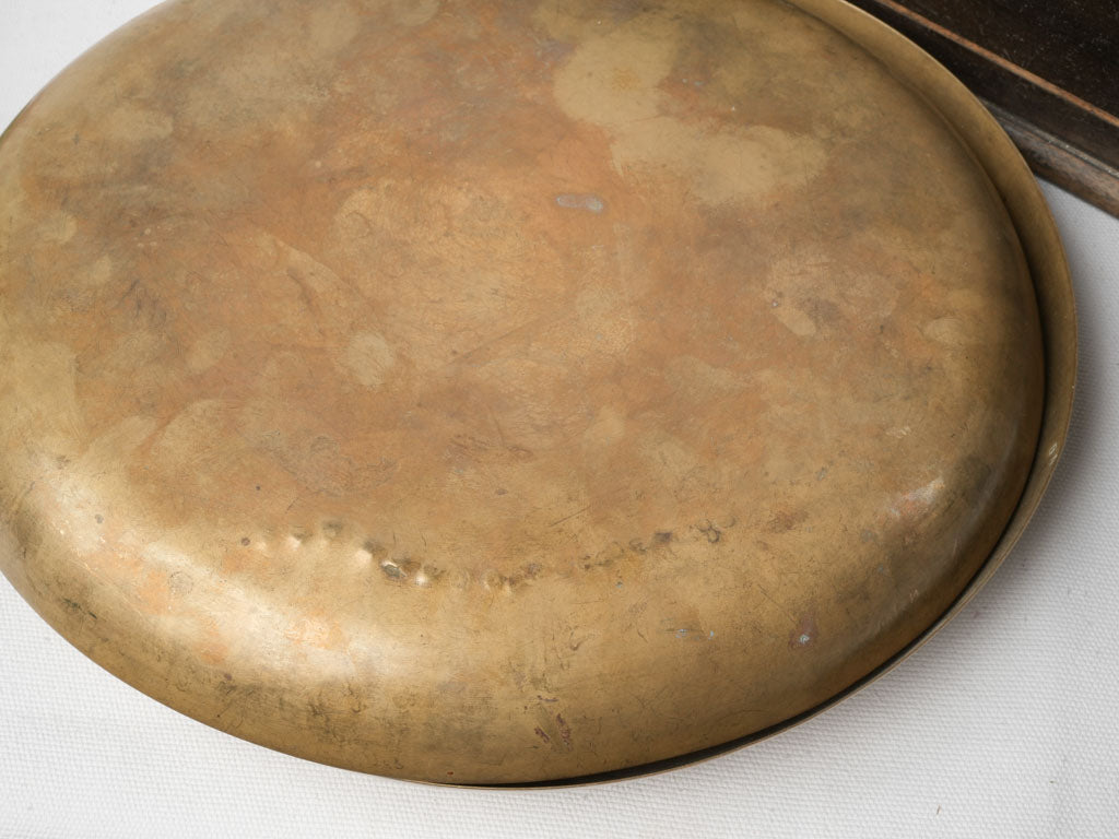 Substantial French Two-Pan Mercantile Scale Circa 1900 - 30"
