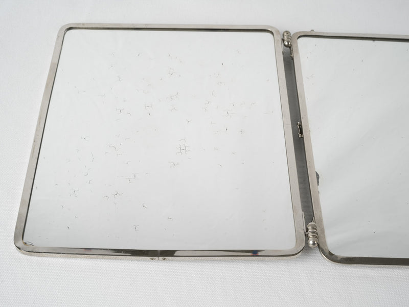 Vintage French Silver Dressing Mirror