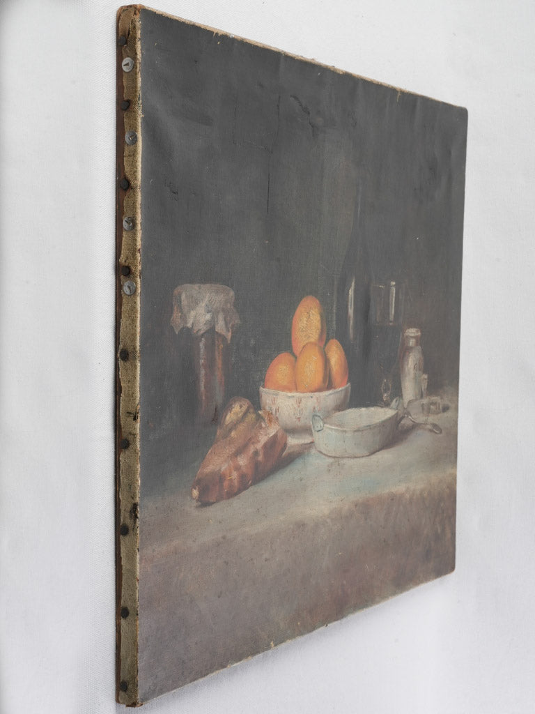 Rustic traditional still life painting