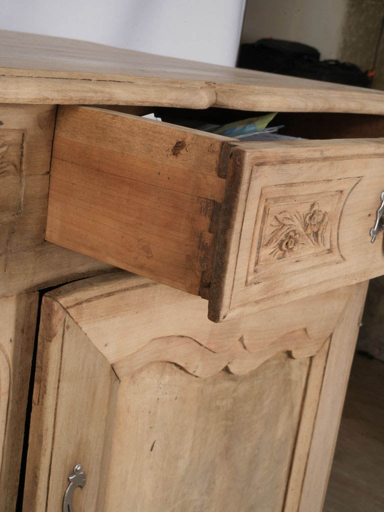 Handcrafted regional walnut sideboard