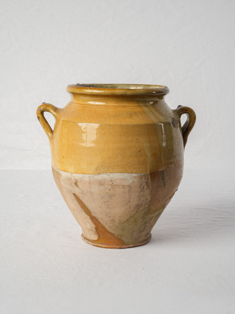 Elegant hand-thrown ceramic jar