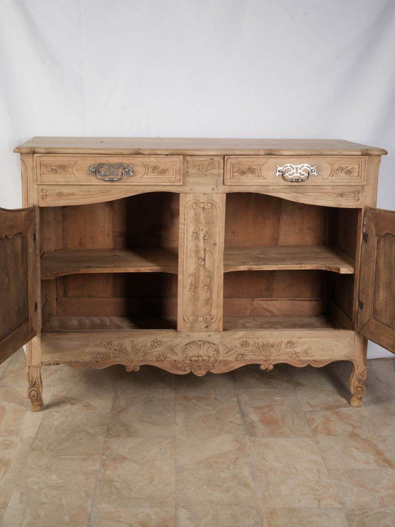 Timeworn honeyed grain sideboard