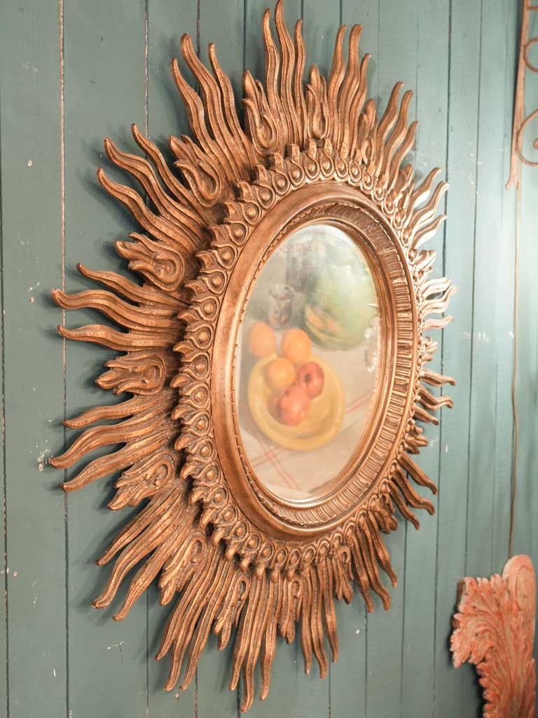 Antique French decorative mirror