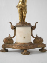 Exquisite 19th-century ornate brass candelabra