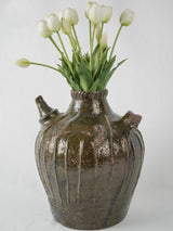 18th century handcrafted glazed pottery