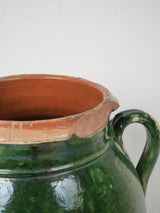 Nineteenth-century green glaze jar
