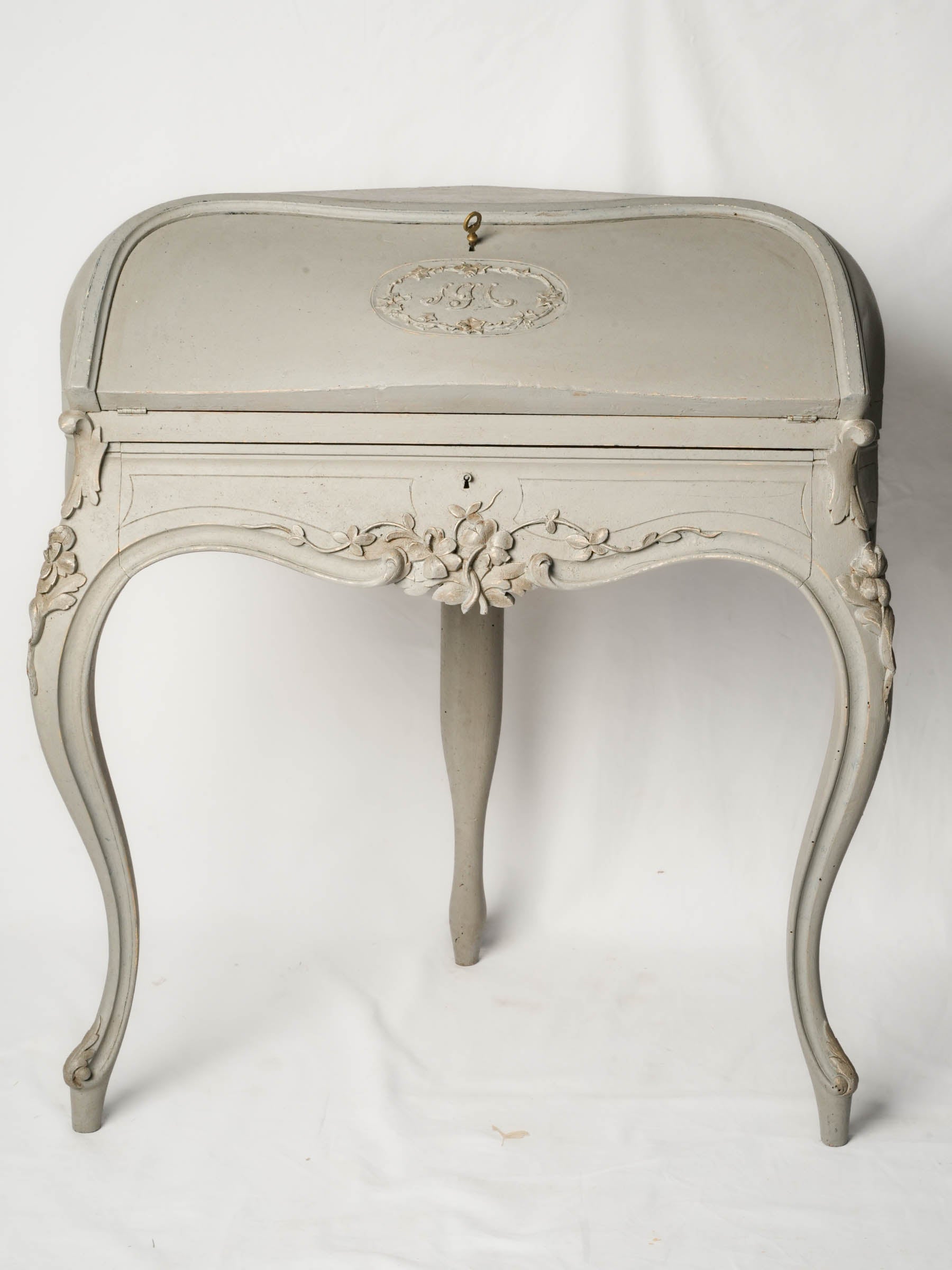 Early 19th Century Provençal Lady's Desk w/ Original Paint - 36½"