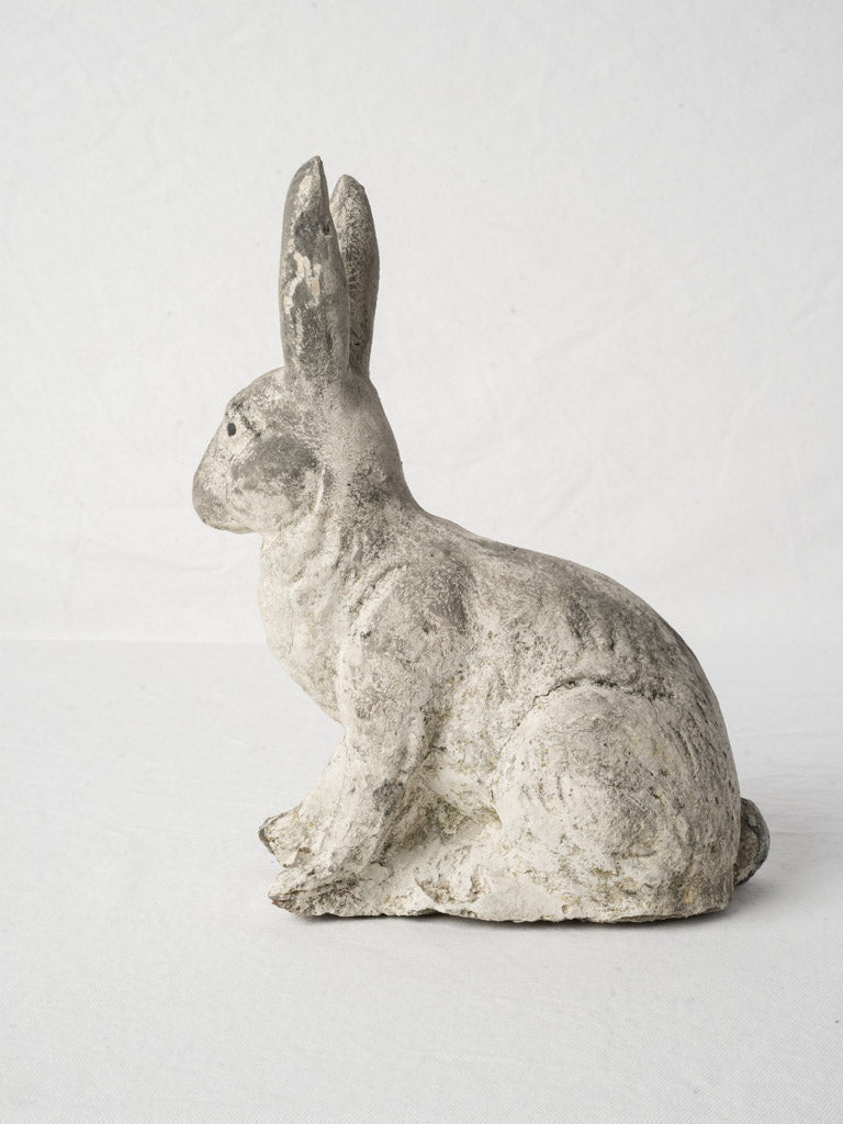 Calming fairy-tale concrete rabbit