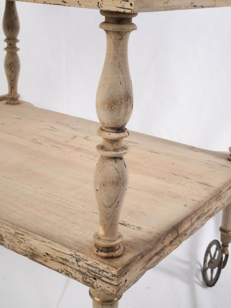 Petite vintage-style tea cart