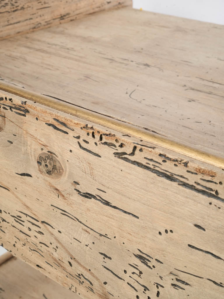 Neutral-toned shabby chic trolley