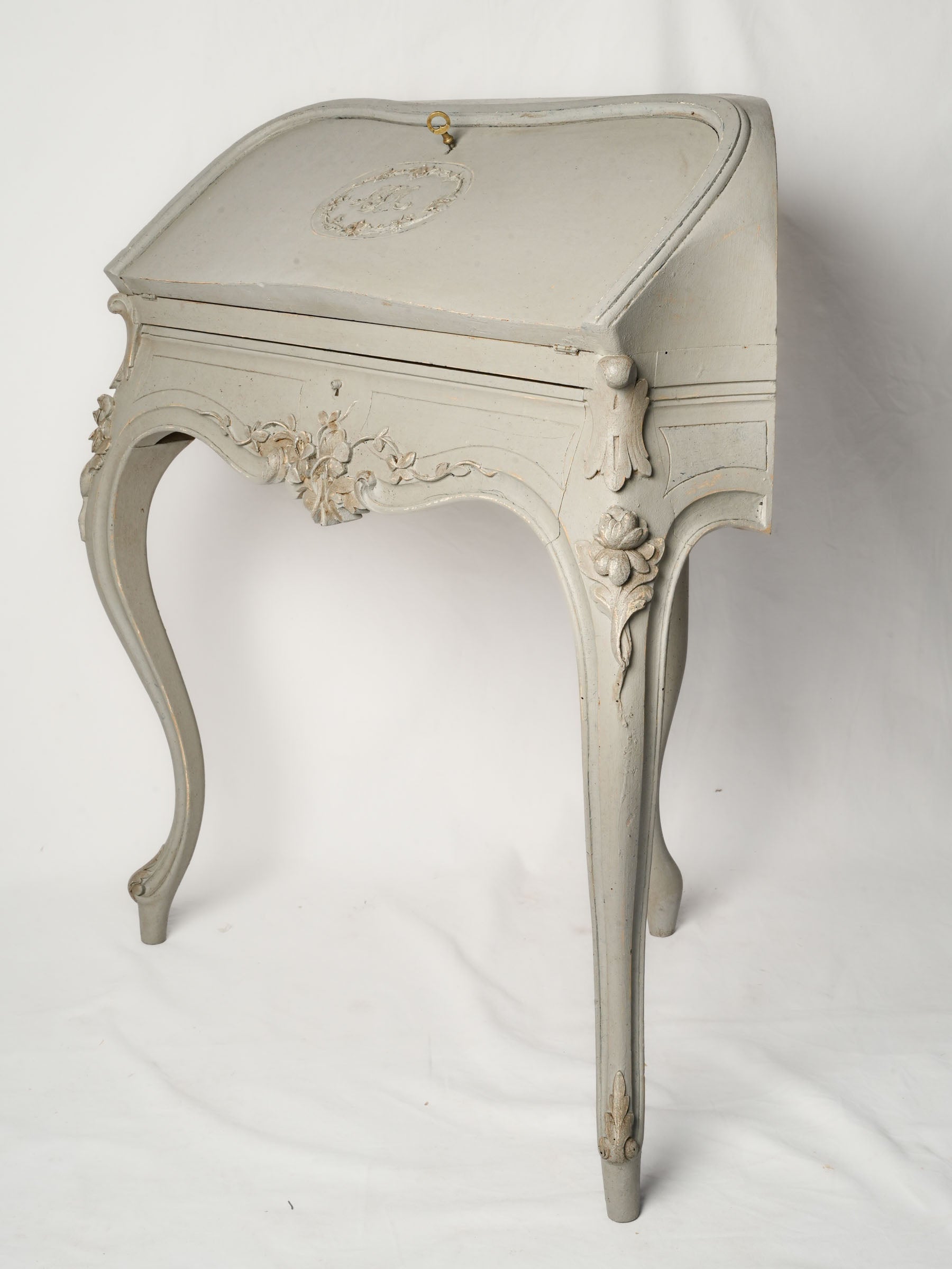 Early 19th Century Provençal Lady's Desk w/ Original Paint - 36½"