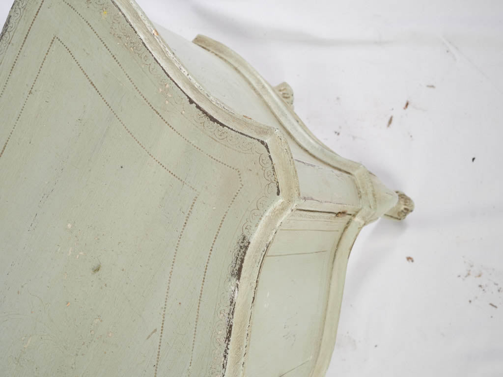 Romantic cabriole legs nightstand