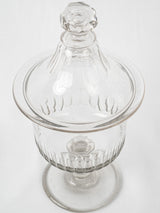 Faceted Ball Handled Bonbon Canister