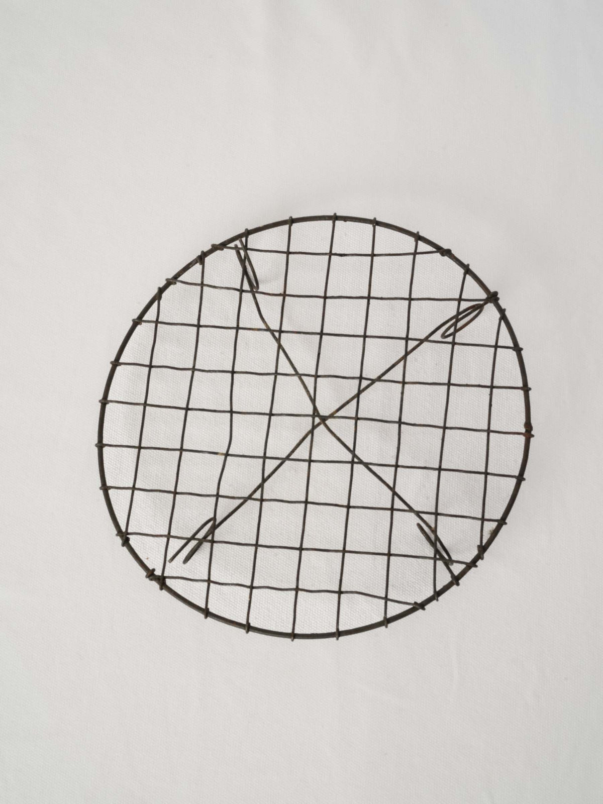 Small French Wirework Grille Late 19th Century Provence