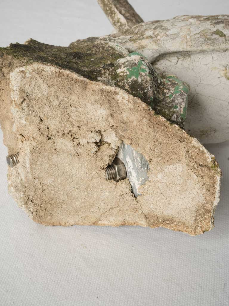 Nostalgic carved yard figurine