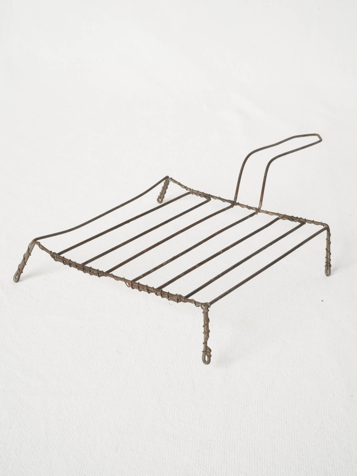 Antique French Iron Fireplace Cooking Grill
