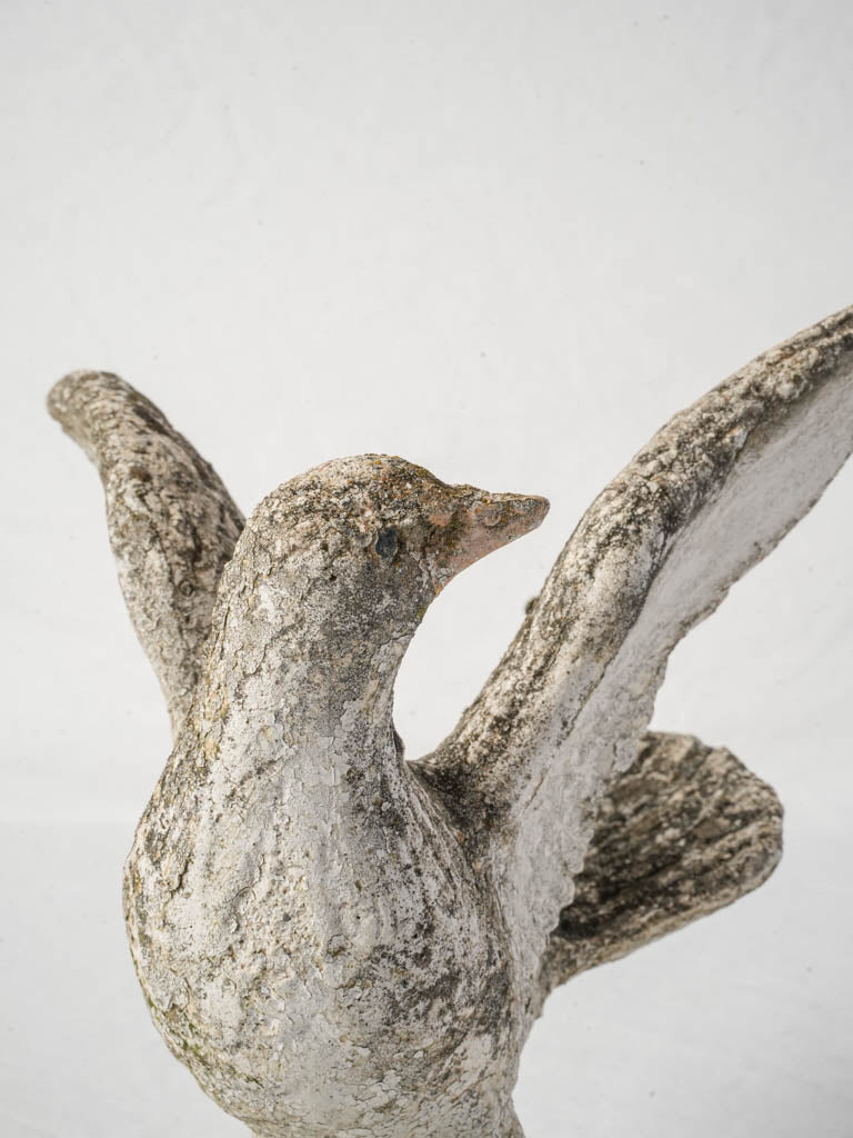 Expressive naive art statue