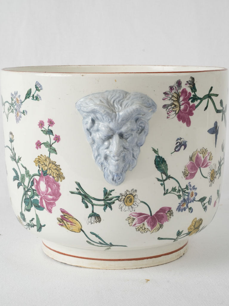 Elegant French jardinière with floral motifs