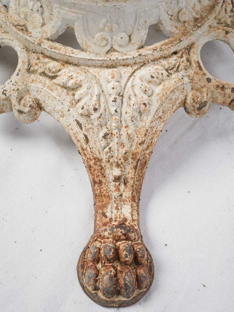 Timelessly crafted metal garden table
