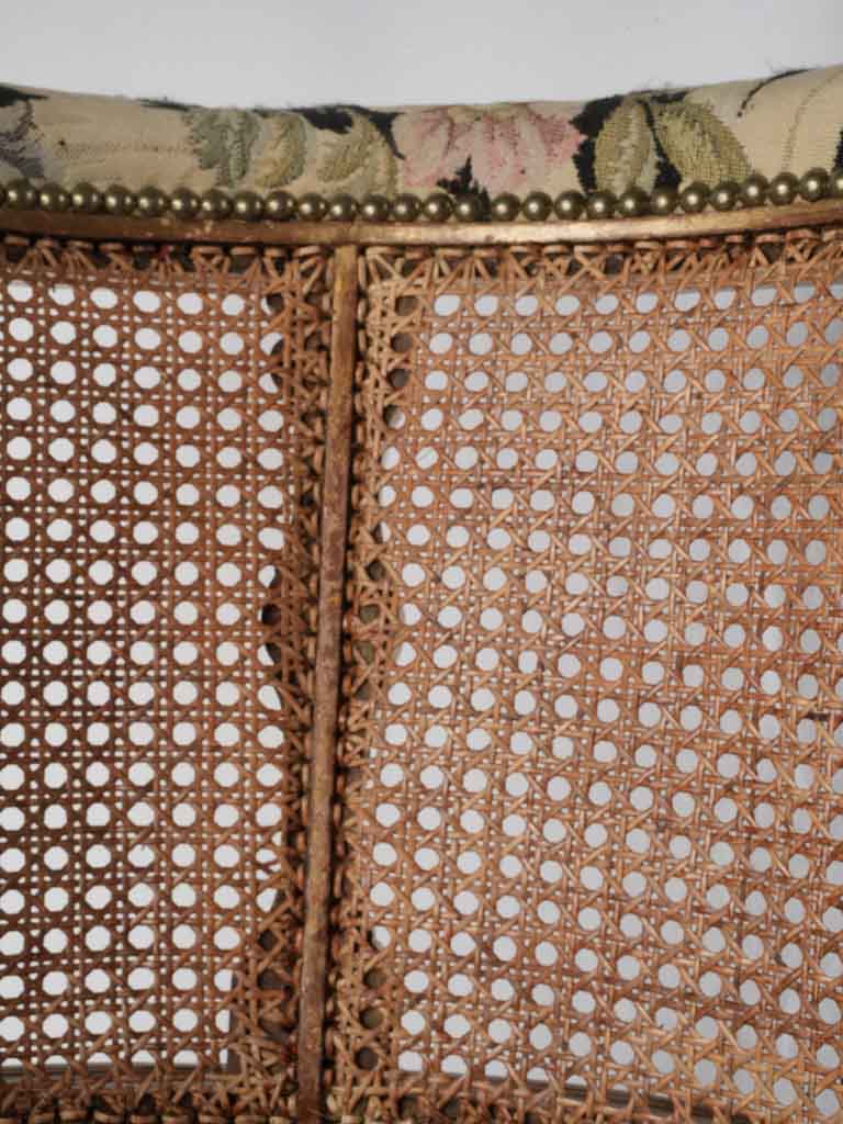 Petite Louis XVI Style Caned Desk Armchair Circa 1900 - 30¼"