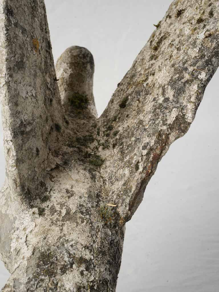 Aged painted antique bird sculpture  