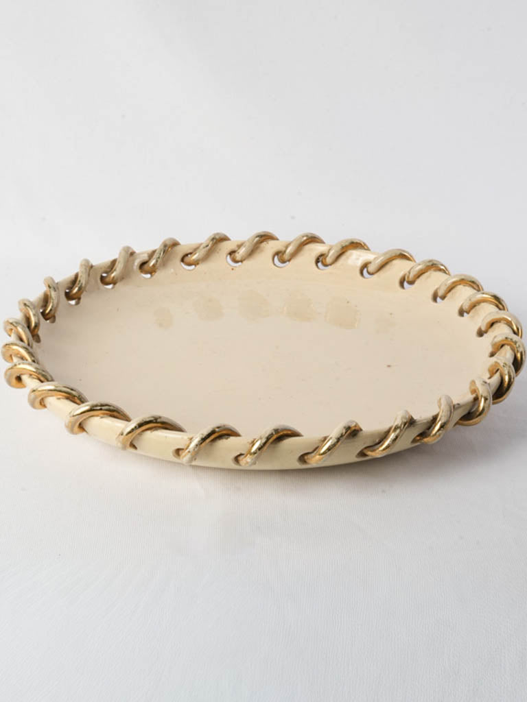 Vintage Emile Tessier ceramic platter  