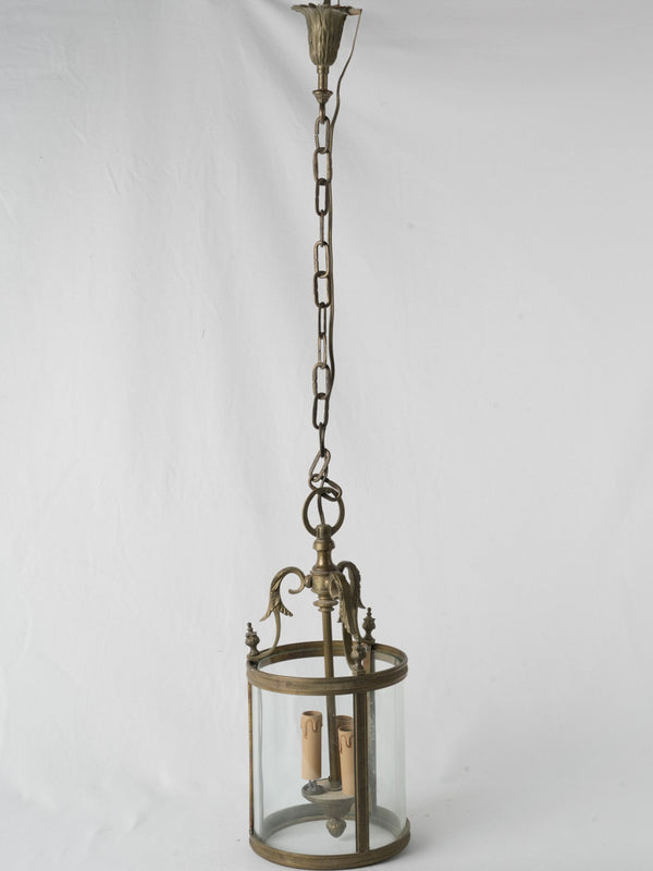 Vintage three-light ornate pendant light