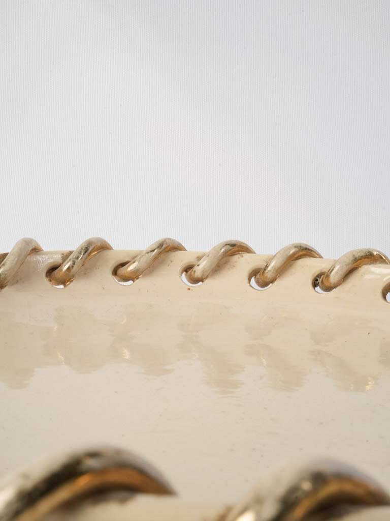 Timeless ornate ceramic dish  