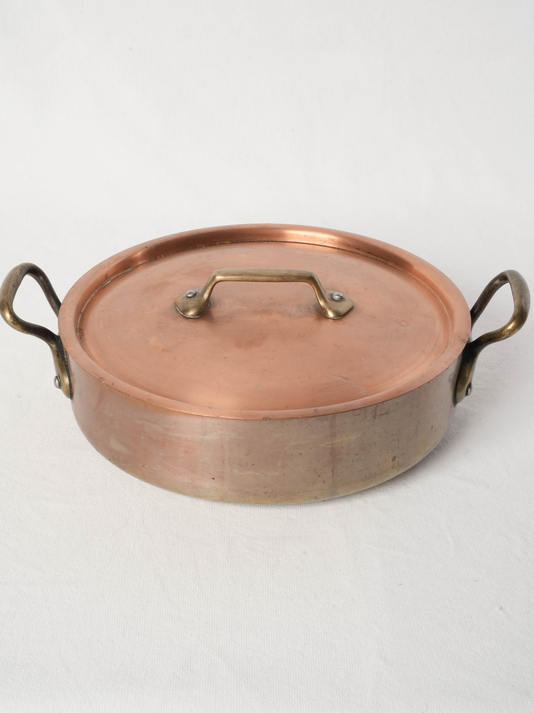 Vintage French Copper Rondeau by E. Dehillerin Paris