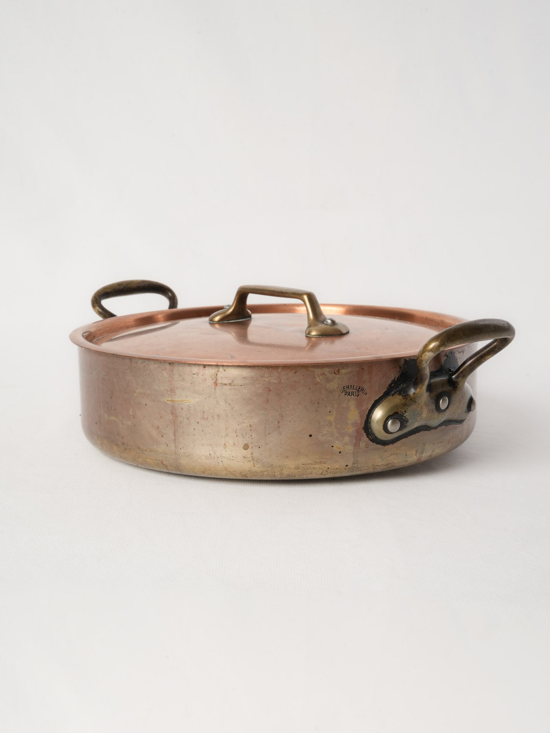 Vintage French Copper Rondeau by E. Dehillerin Paris