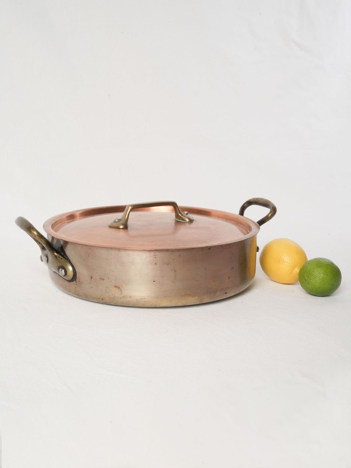 Vintage French Copper Rondeau by E. Dehillerin Paris