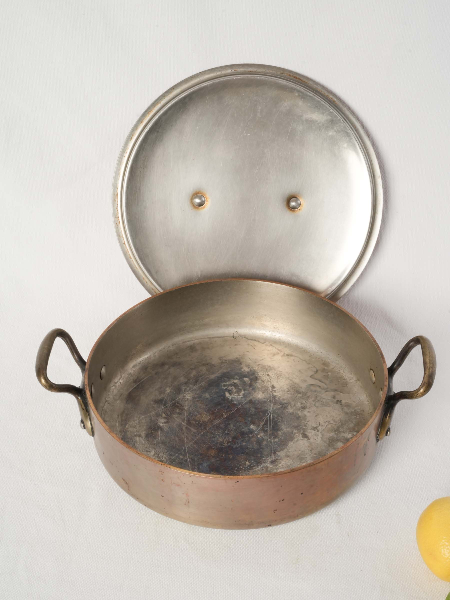 Vintage French Copper Rondeau by E. Dehillerin Paris