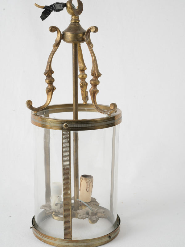 Beautiful 19th-century three-lighted lantern