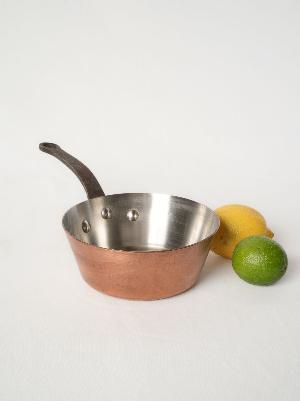 French Copper Casserole from Chanteduc Stainless Lined