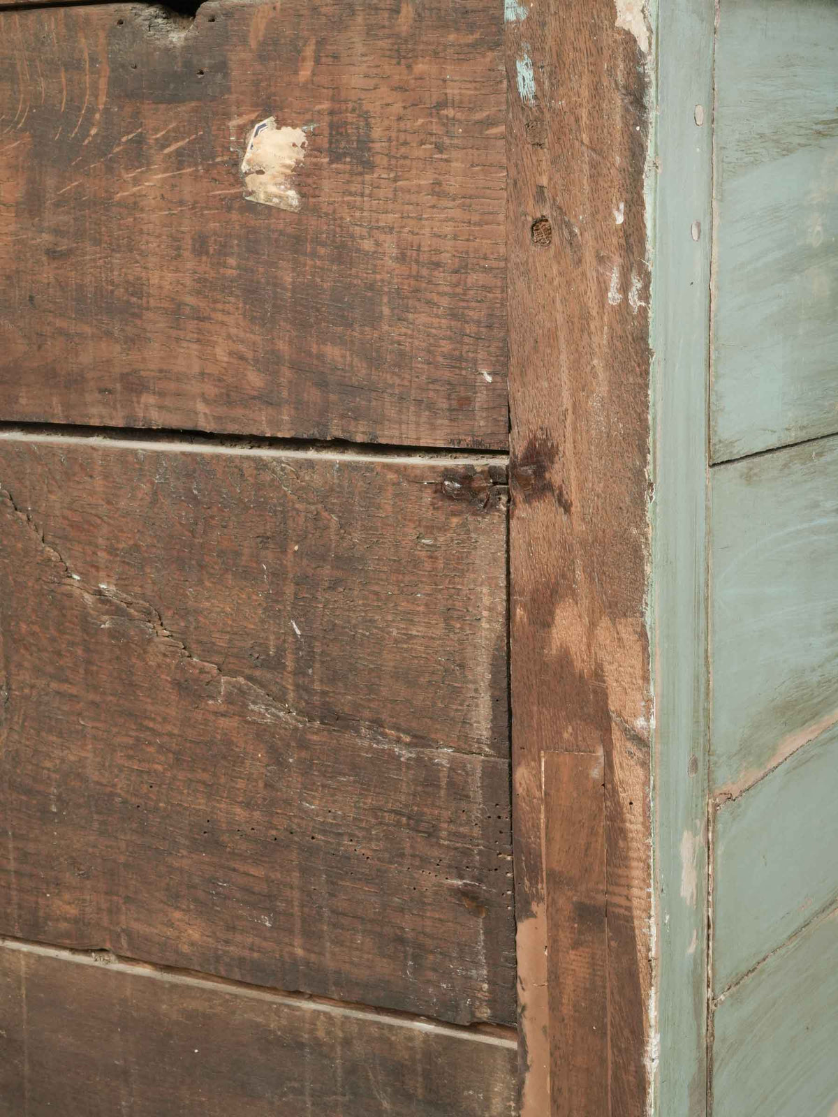 18th-Century French Oak Chest of Drawers with  Celadon Green Patina -  32¼" x 40½"