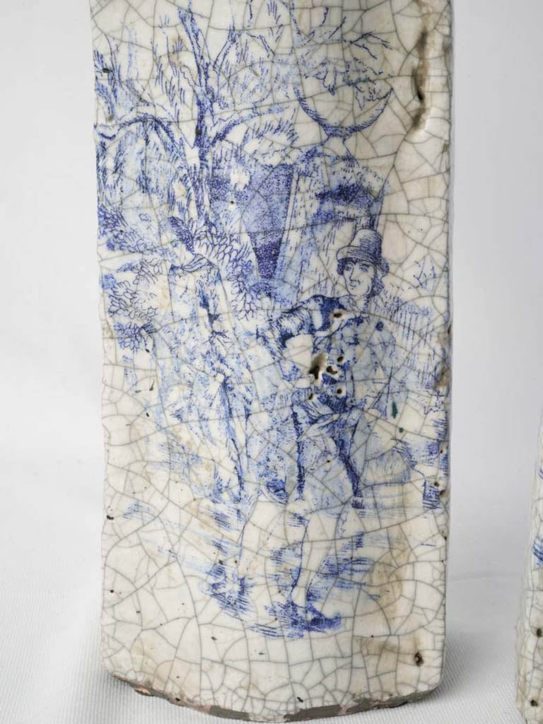 Raku-inspired Japanese ceramic vases  