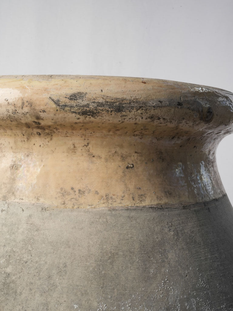 Unique traditional French glazed pottery  