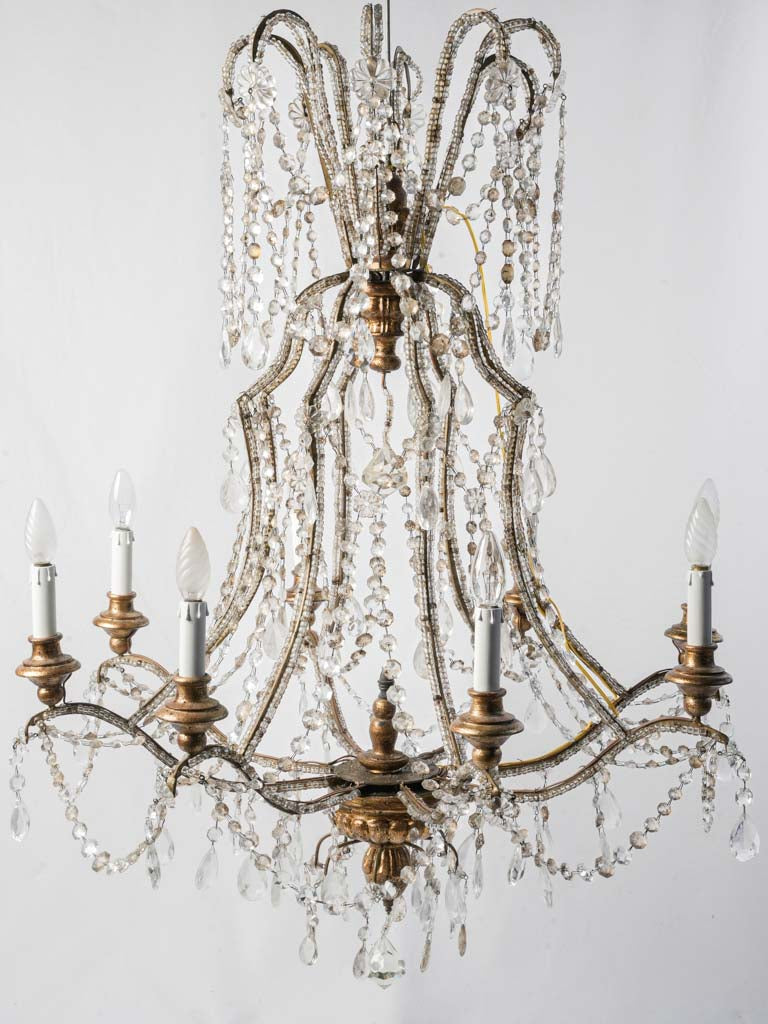 Vintage crystal large chandeliers