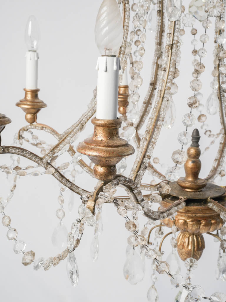 Classic Italian metal chandeliers