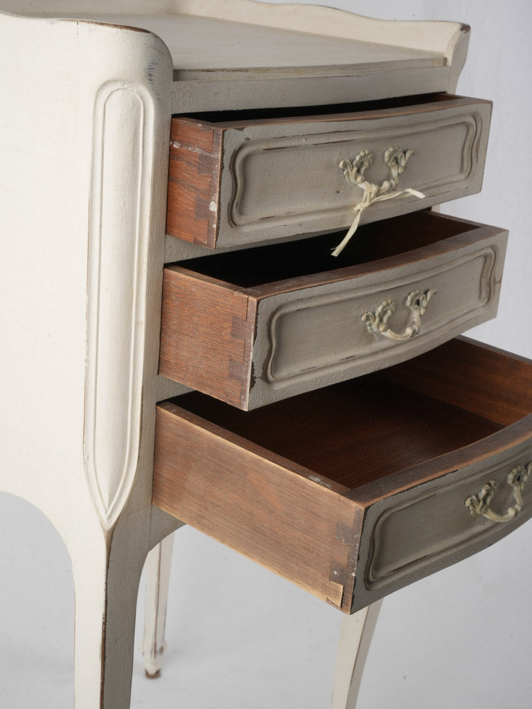 Charming Mid-20th Century French Louis XV Style Bedside Table - 28¾"