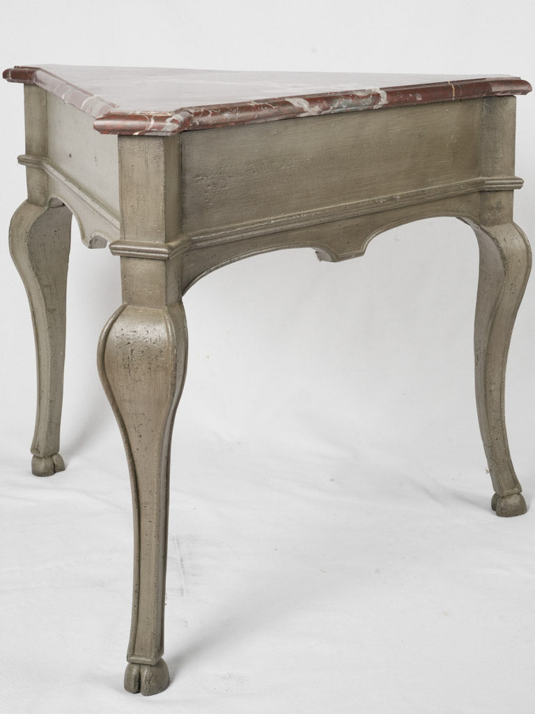 Elegant eighteenth-century red marble table